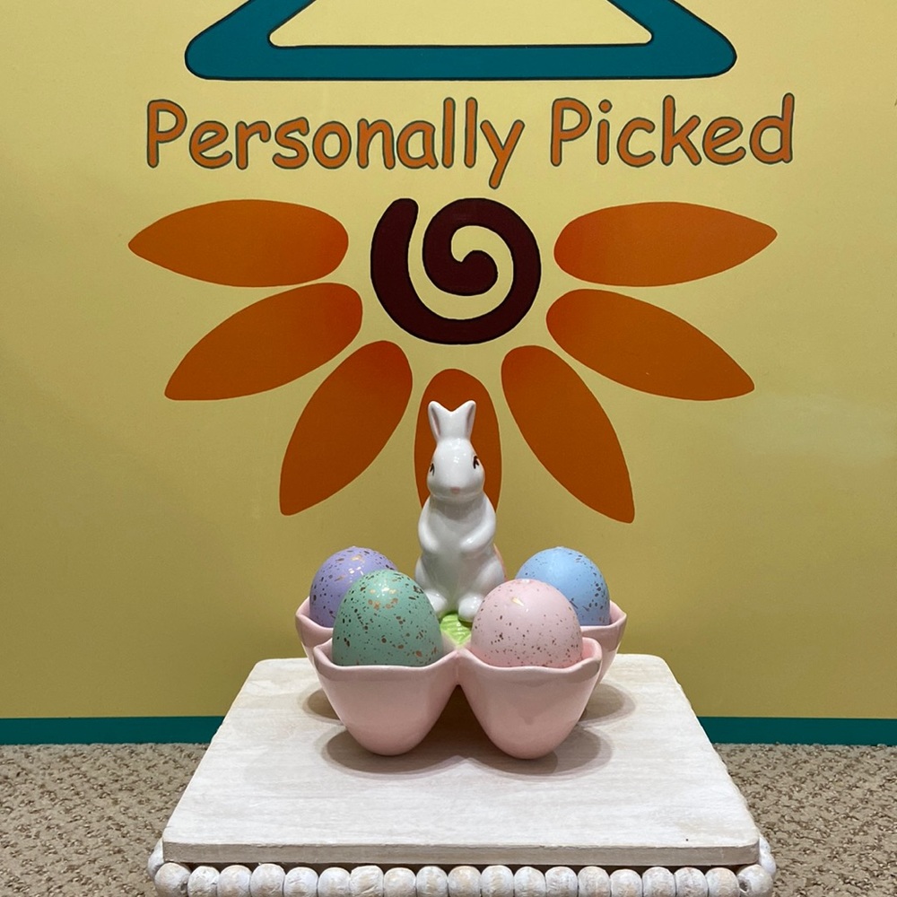 Transpac BUNNY EGG HOLDER